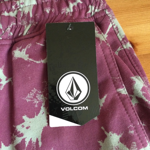 Volcom Men's Vamo Fleece Purple Sweatpant Size M,L - Picture 10 of 12